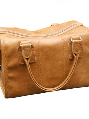 Vintage samsonite tan colored carry on or makeup bag